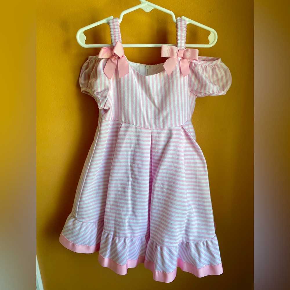 1 girls dress and 1 shirt bundle - size 4T